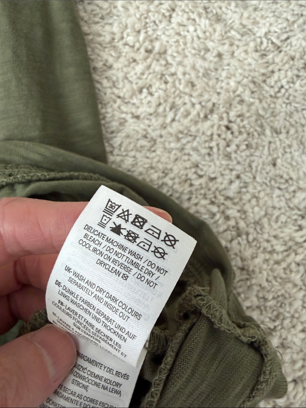 Boden Olive Green Short Sleeve Belted Midi Dress - Picture 6 of 8